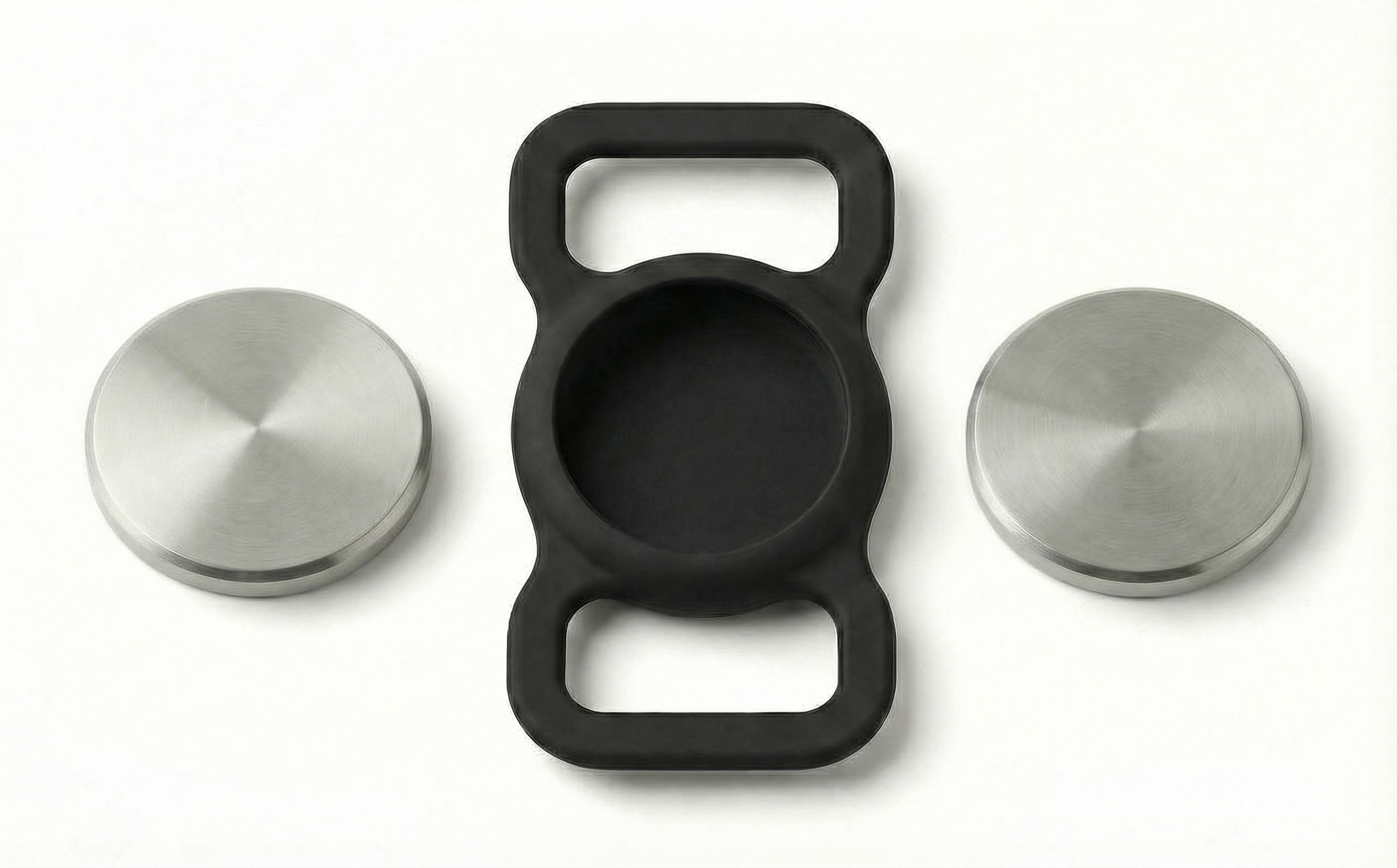UpDawg kit: silicone sleeve with two steel discs